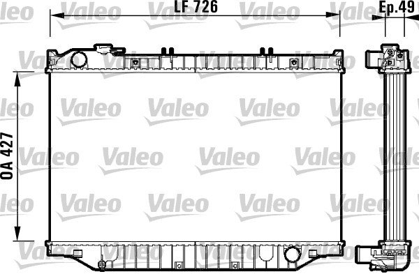 TOYOTA LAND CRUISER 4.2 DİZEL RADYATÖR 1990-1996  MODEL ARASI ARAÇLARDA UYUMLUDUR. ORJİNAL NO:  16400-17040