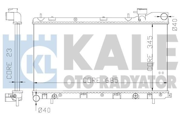Subaru Forester Radyatör/Otomatık/Klımalı 99-01 model araclara uyumlu/Orjınal No:45111-FC340
