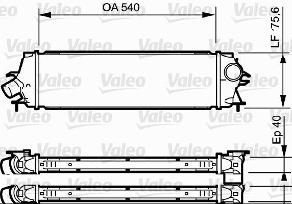 Renault Trafıc İntercooler/ 07+ model araclara uyumlu/Orjınal No:8200411160