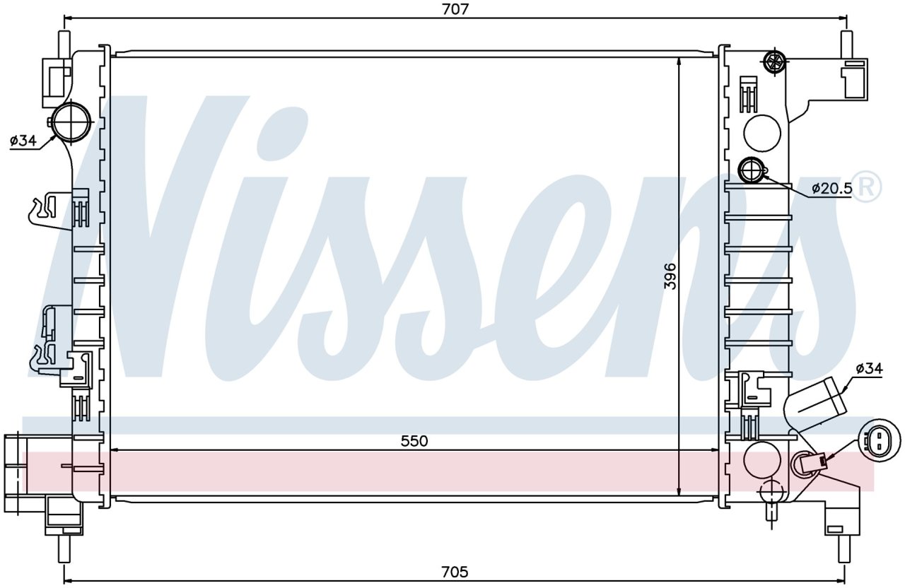 CHEVROLET AVEO RADYATÖR 1.2,1.4 16V T300 2011 MODEL SONRASI MANUEL ARAÇLARDA UYUMLUDUR. ORJİNAL N: 95460091