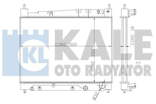 Toyota Yaris 1.3 1.5 Radyatör/Otomatık/Klımalı/Klımasız 99-05 model araclara uyumlu/Orjınal No:16400-21070