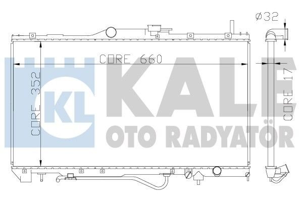 TOYOTA CARİNA E RADYATÖR 1992-1997 MODEL SONRASI OTOMATİK KLİMALI / KLİMASIZ ARAÇLARDA UYUMLUDUR. ORJİNAL NO: 16400-74790