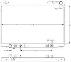 İnfinity FX45 Radyatör/ 03+Model araclara uyumlu/Otomatık/klımalı 03+ model araclara uyumlu/Orjınal No:21460-CG200