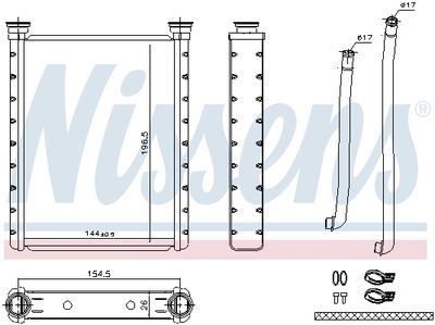 TOYOTA YARİS/URBAN CRUİSER KALORİFER RADYATÖRÜ OEM:871070D050