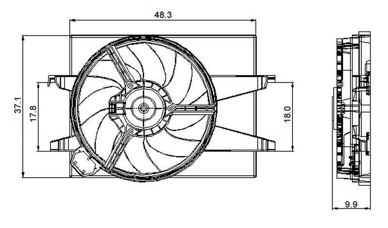 FORD FİESTA, FUSİON FAN 2001 MODEL SONRASI ARAÇLARDA UYUMLUDUR. ORJİNAL NO:  2S6H8C607BD