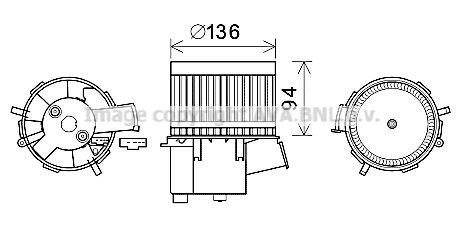 FAT 500, PANDA KALORİFER MOTORU 2004 MODEL SONRASI ARAÇLARDA UYUMLUDUR. ORJİNAL NO: 77362539