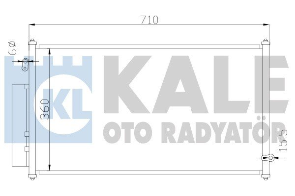 HONDA JAZZ KLİMA RADYATÖRÜ ORJİNAL NO:  80110-SEM-M02