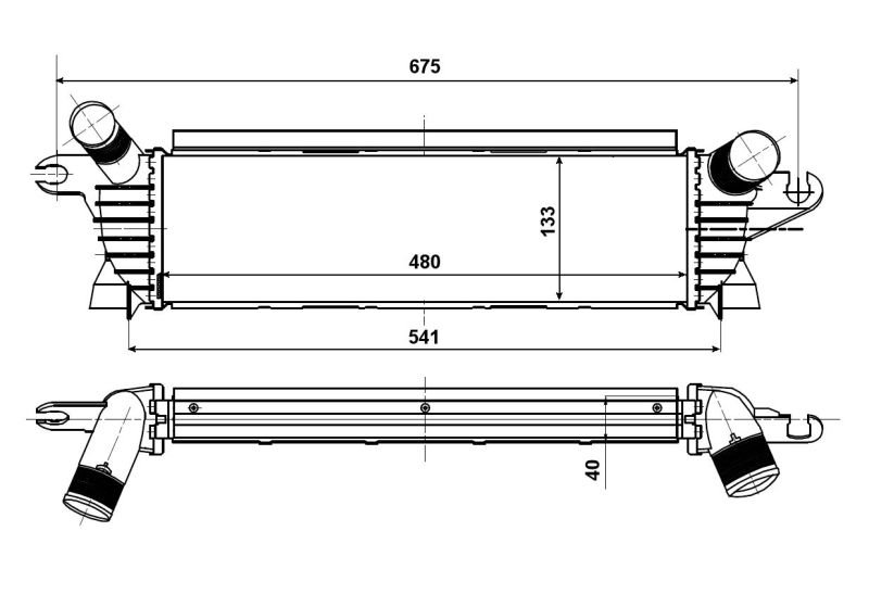 Renault Kango 1.9 dcı  İntercooler/ 99-08 model araclara uyumlu/Orjınal NO:8200073413
