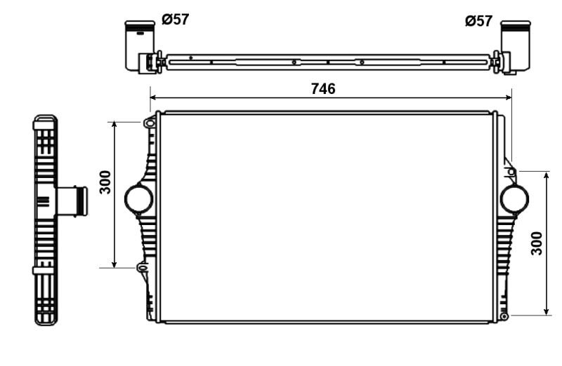 Volvo S80 İntercooler/ 98-02 model araclara uyumlu/Orjınal No:8649471