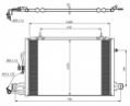 Audı A6 A100 Klıma Radyatörü/ 92-97 model araclara uyumlu/Orjınal No:4A0260403AB