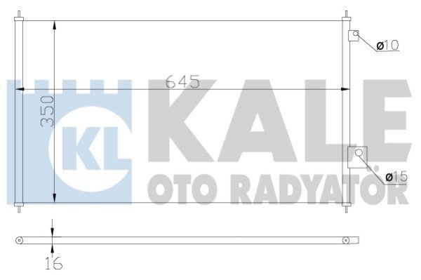 Honda Civic Vtec Klima Radyatörü/ 01+Model araclara uyumlu/Orjınal No:80110-S5A-003