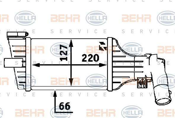 Opel Astra G 1.7 DT İntercooler/ Orjınal No:1302413