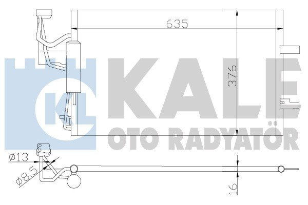 MAZDA 3 SERİSİ KLİMA RADYATÖRÜ 2003 MODEL SONRASI ARAÇLARDA UYUMLUDUR. ORJİNAL NO:  BP4K-61-480D