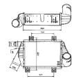 Volkswagen Transporter T4 İntercooler/ 95-01 Model araclara uyumlu/Orjınal No:701145805A