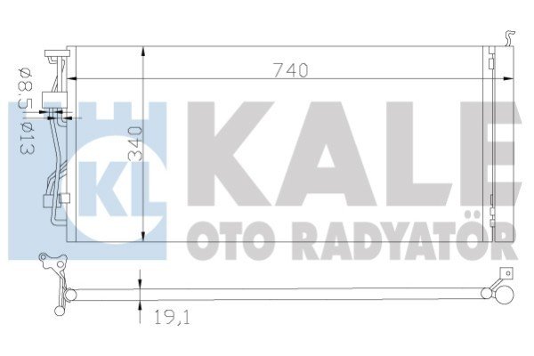 HYUNDAI SONATA IV, KIA MAGENTIS I KLİMA RADYATÖRÜ 1998 MODEL SONRASI OTOMATİK ARAÇLARDA UYUMLUDUR. ORJİNAL NO:97606-38004