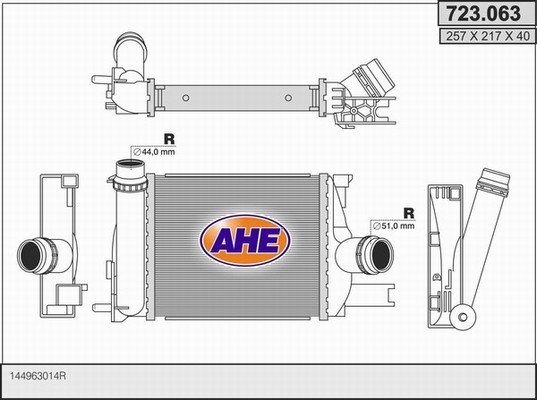 Dacia Logan, Sandero, Renault Captur, Clio İntercooler 2012 model sonrası manuel araçlarda uyumludur. Orjinal n: 14496-3014R