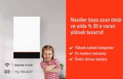 Viessmann Vitodens 111-W B1LF 25 kW 46 litre entegre boylerli yoğuşmalı kombi