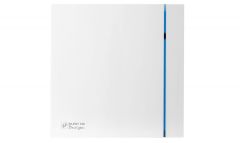 SOLER & PALAU SILENT-100 CZ DESIGN 85 m3/h MİNİ AKSİYEL FAN  (pilot lamba, geri tepme ventili) SOLER & PALAU DESIGN-100 GREY KAPAK (GRİ)