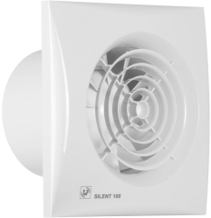 SOLER & PALAU SILENT-100 CRZ 95 m3/h MİNİ AKSİYEL FAN  (pilot lamba, geri tepme ventili, timer)