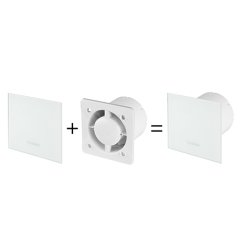 BOSCH F1700 SERİSİ WS 125 AKSİYAL FAN (STOK SORUNUZ) Mat Beyaz Cam Dekoratif Panel - F1700 WS 125 için