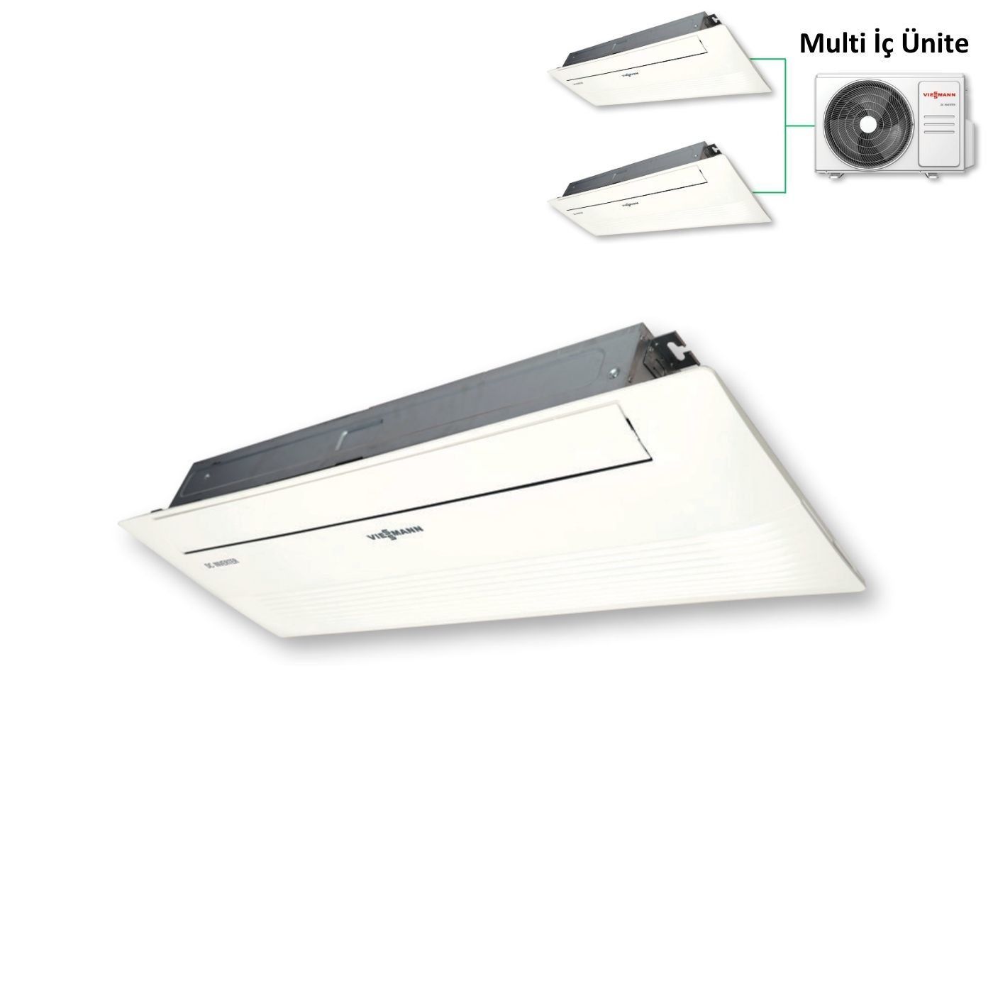 Viessmann Vitoclima 100-S/HE Multi Tek Yön Kaset Tipi İç Ünite 3,5 kW 12.000 Btu (Dış Ünite Hariçtir)