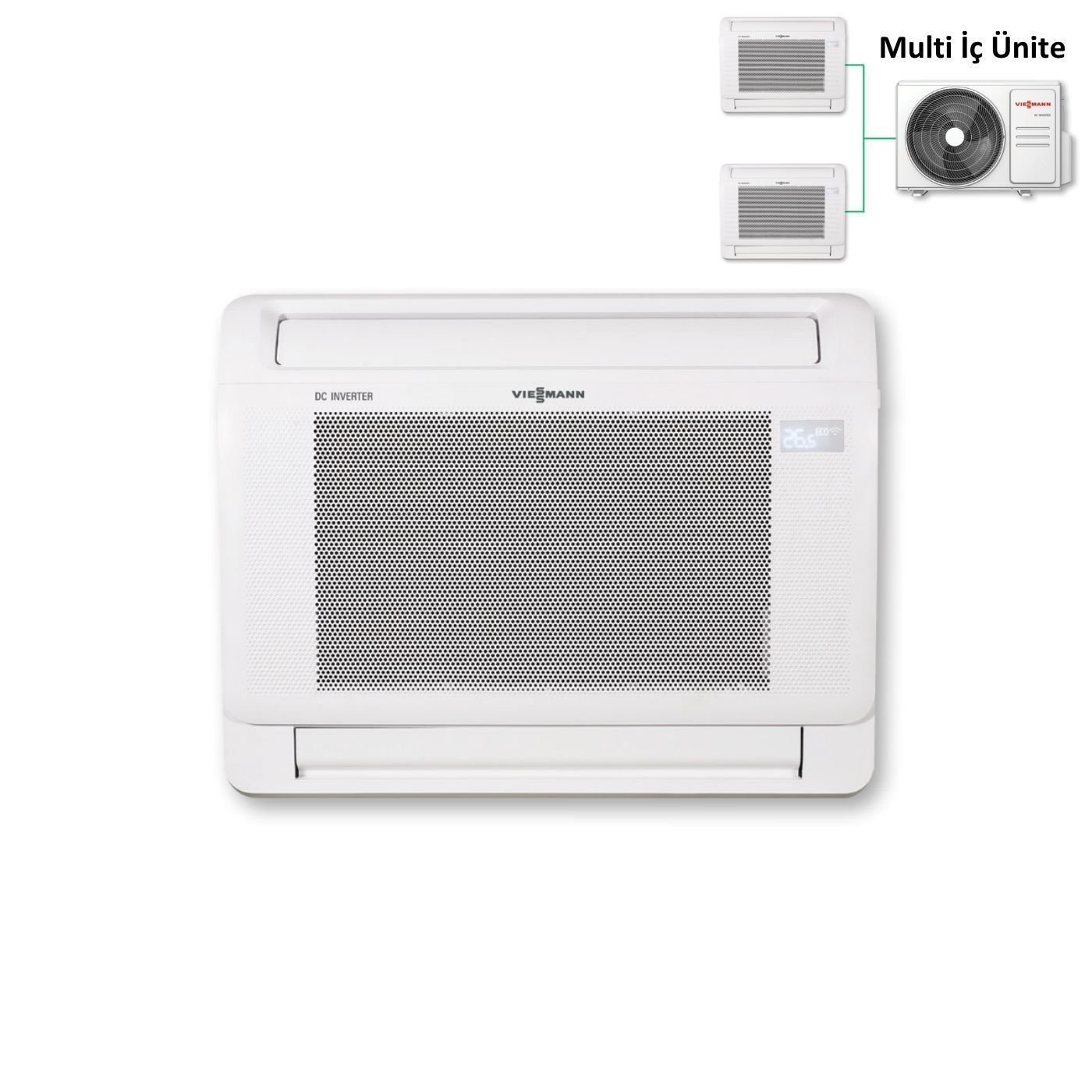 Viessmann Vitoclima 100-S/HE Multi Konsol Tipi İç Ünite 5,2 kW 18.000 Btu (Dış Ünite Hariçtir)