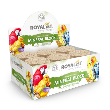 03662 ROYALIST  BIRD MINERAL BLOCK 12 Lİ