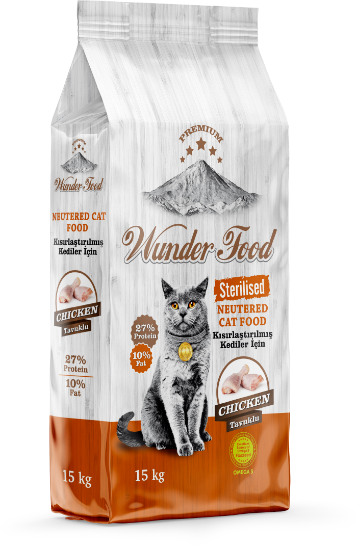 03569 WUNDER FOOD KISIRLAŞTIRILMIŞ KEDİ MAMASI 15 KG