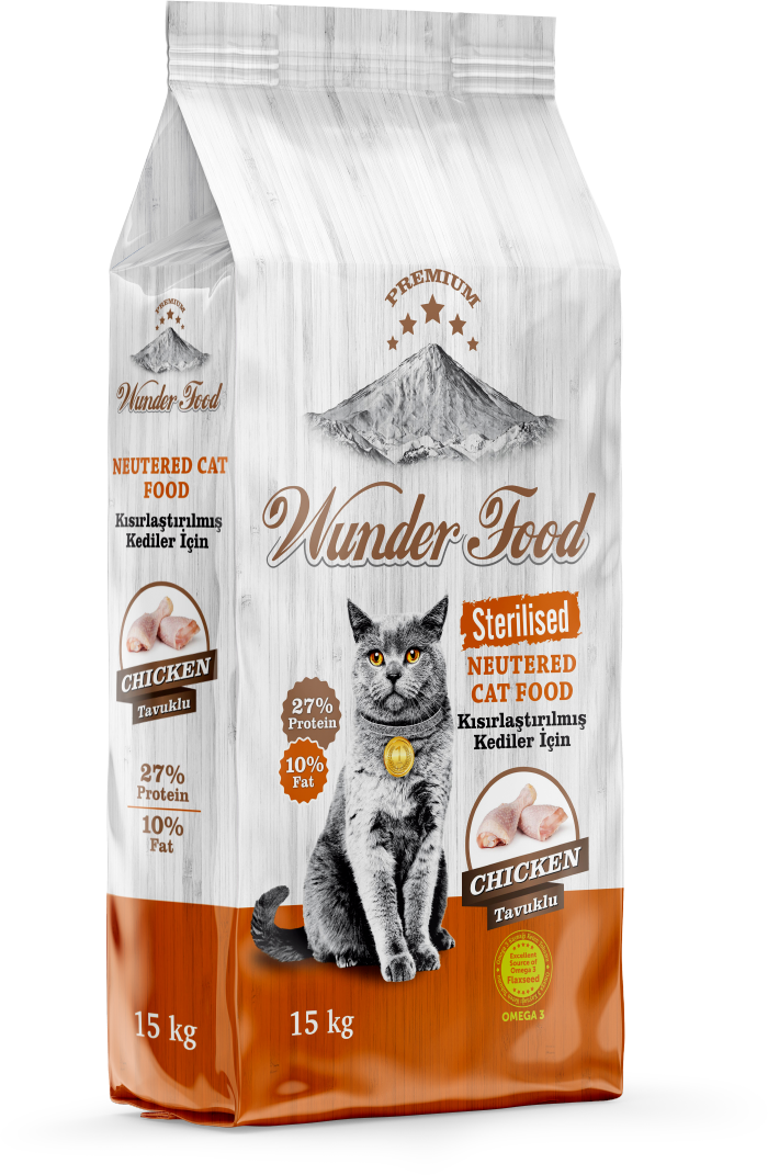 03569 WUNDER FOOD KISIRLAŞTIRILMIŞ KEDİ MAMASI 15 KG