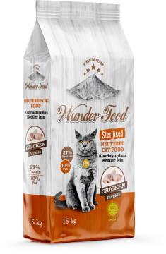 03569 WUNDER FOOD KISIRLAŞTIRILMIŞ KEDİ MAMASI 15 KG