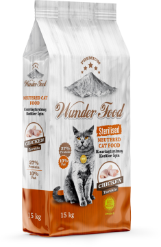 03569 WUNDER FOOD KISIRLAŞTIRILMIŞ KEDİ MAMASI 15 KG