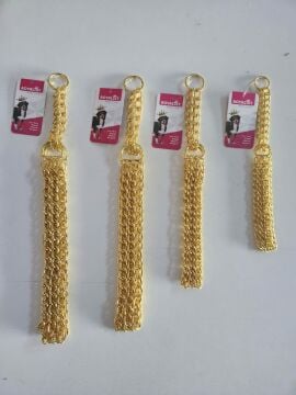 03736 ROYALIST SL207G 3.0MM*65CM ÜÇ SIRALI ZİNCİR GOLD