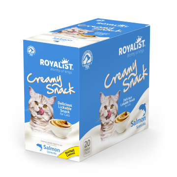03754 ROYALIST CREAMY SNACK  – SALMON  – HAİRBALL CONTROL 75 GR
