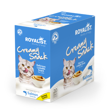03754 ROYALIST CREAMY SNACK  – SALMON  – HAİRBALL CONTROL 75 GR