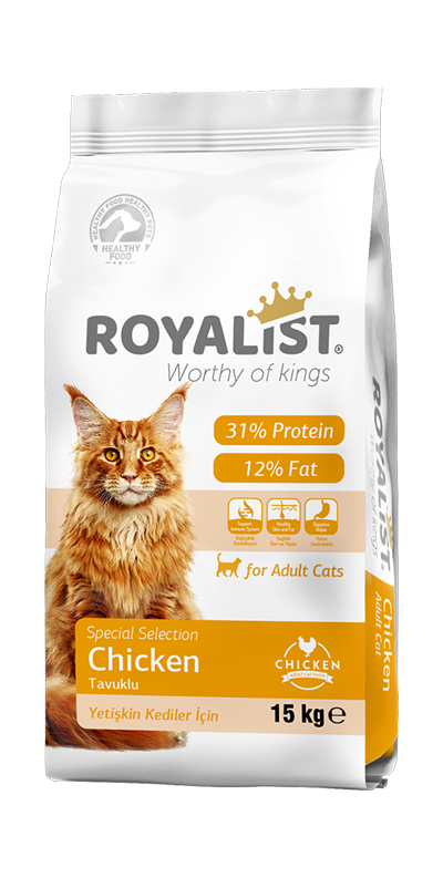 03203 ROYALIST TAVUKLU KEDİ MAMASI 15 KG