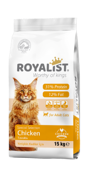 03203 ROYALIST TAVUKLU KEDİ MAMASI 15 KG