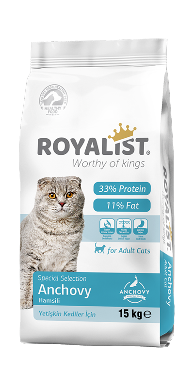 03202 ROYALIST HAMSİLİ KEDİ MAMASI 15 KG
