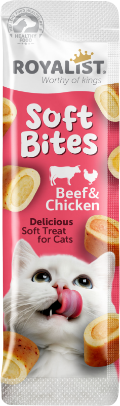 03744 ROYALIST SOFT BİTES BEEF & CHICKEN 10 GR