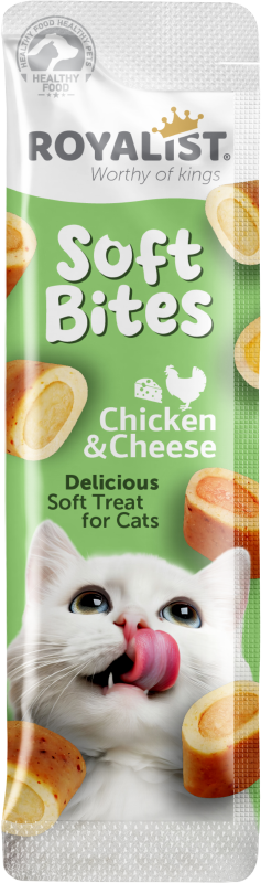 03745 ROYALIST SOFT BİTES CHİCKEN & CHEESE 10 GR