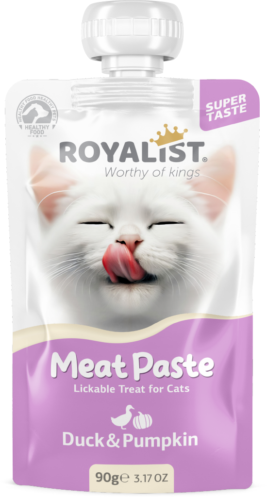 03748 ROYALIST MEAT PASTE CAT DUCK & PUMPKİN 90 GR