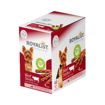 03384 ROYALIST KÖPEK BİFTEKLİ K.IRK STİCKS  40 GR