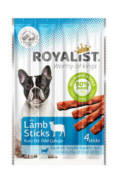 03385 ROYALIST KÖPEK KUZU ETLİ K.IRK STİCKS 40 GR