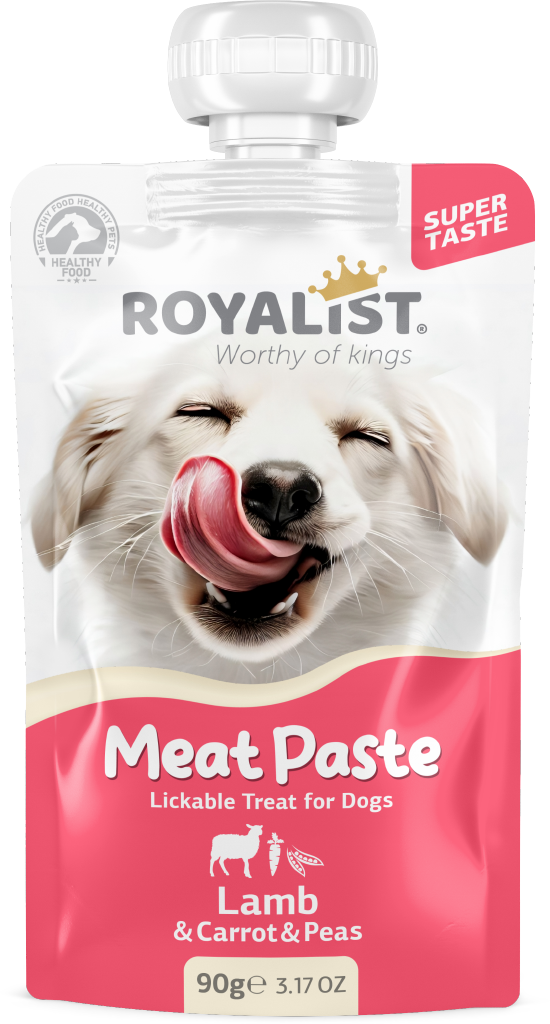 03752 ROYALIST MEAT PASTE DOG LAMB & CARROT & PEAS 90 GR