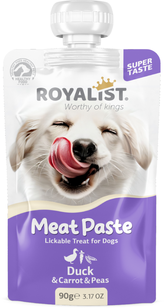 03753 ROYALIST  MEAT PASTE DOG DUCK & CARROT & PEAS 90 GR