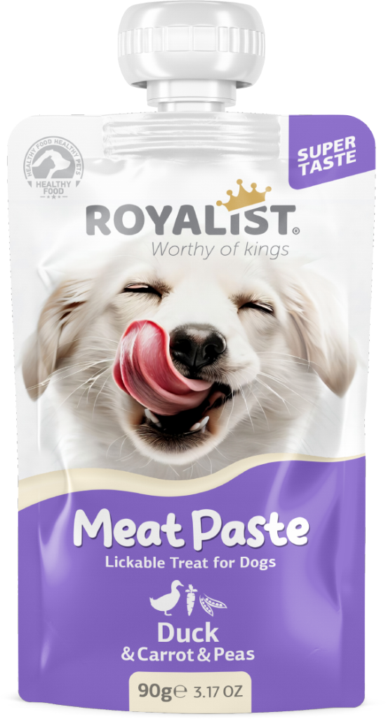 03753 ROYALIST  MEAT PASTE DOG DUCK & CARROT & PEAS 90 GR