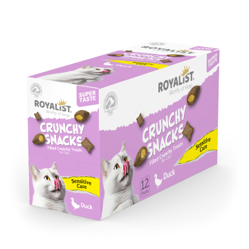 03740 ROYALIST CRUNCHY SNACKS DUCK /SENSİTİVE CARE 60 GR