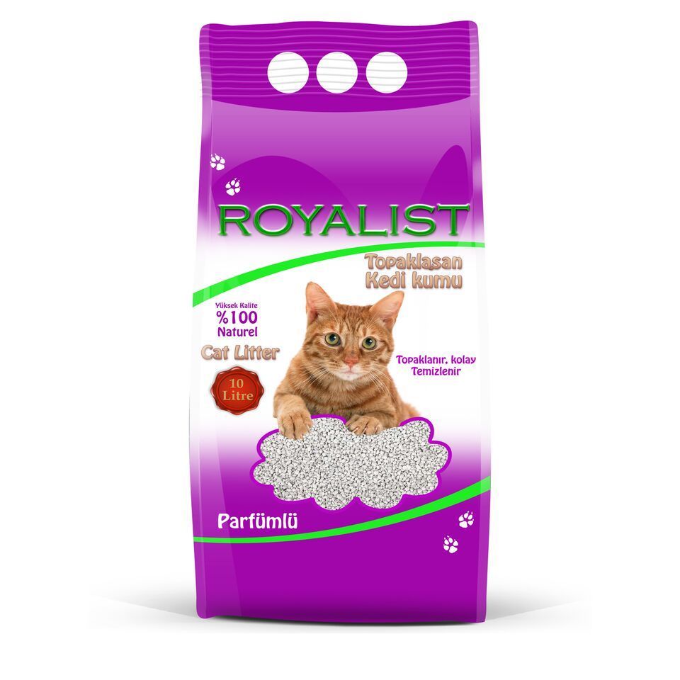 01491 ROYALİST PARFÜMLÜ BENTONİT KEDİ KUMU 10LT