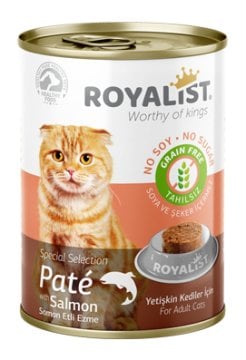 03417 ROYALIST KEDİ SOMONLU PATE KONSERVE 400 GR 12 Lİ