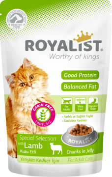 03371 ROYALIST KUZULU KEDİ POUCH KONSERVE 85 GR