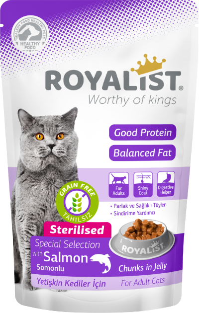03372 ROYALIST SOMONLU KISIR KEDİ POUCH KONSERVE 85 GR